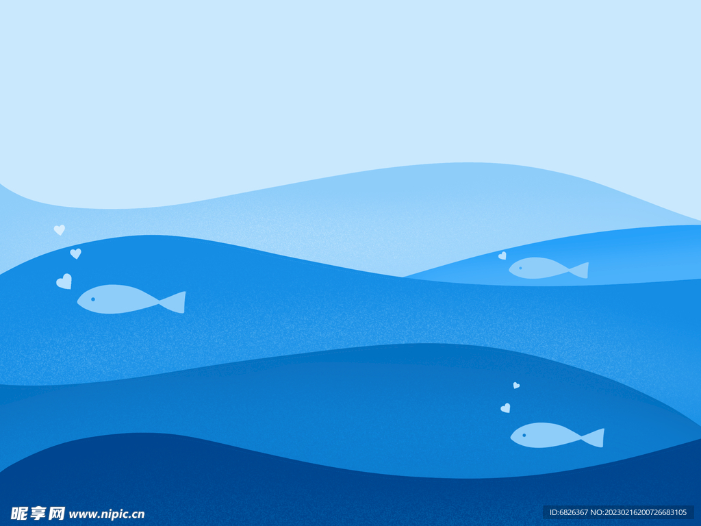 iPad蓝色海洋壁纸