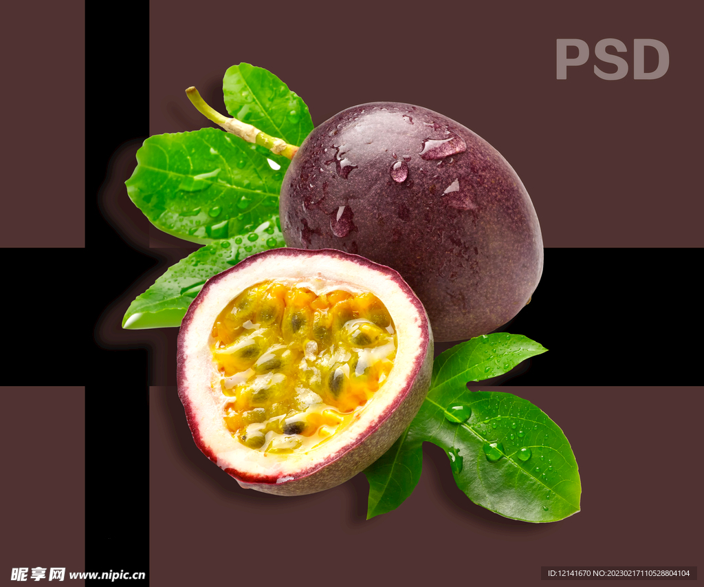 西番莲百香果PSD