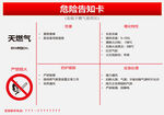 危险告知卡