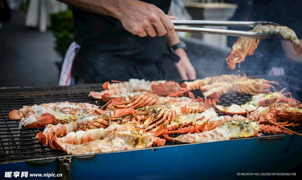 烤龙虾