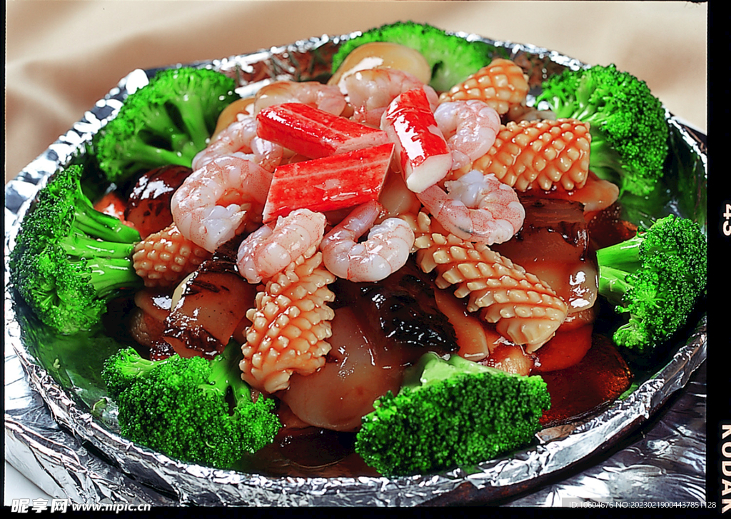 铁板姜葱小海鲜