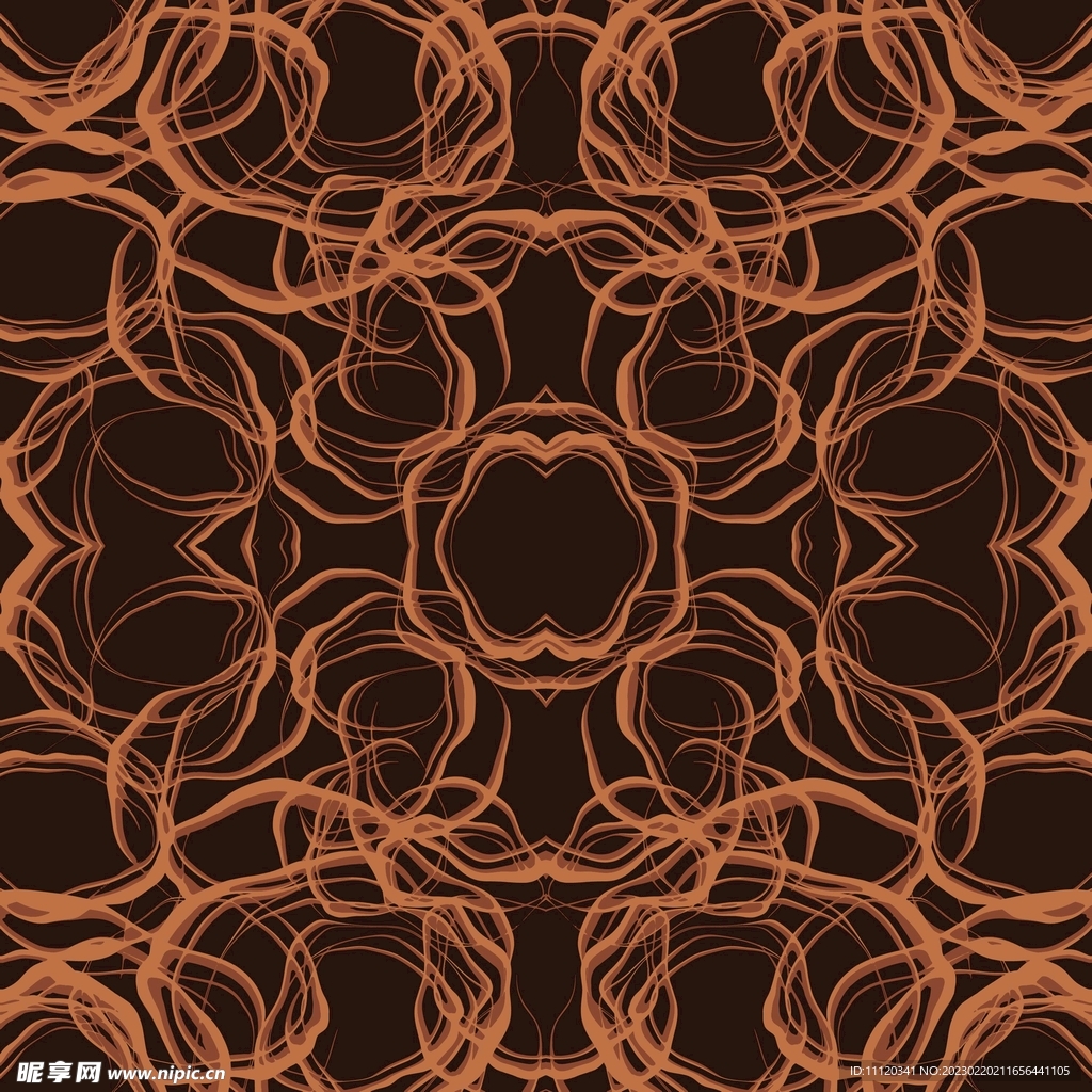 线条艺术矢量图