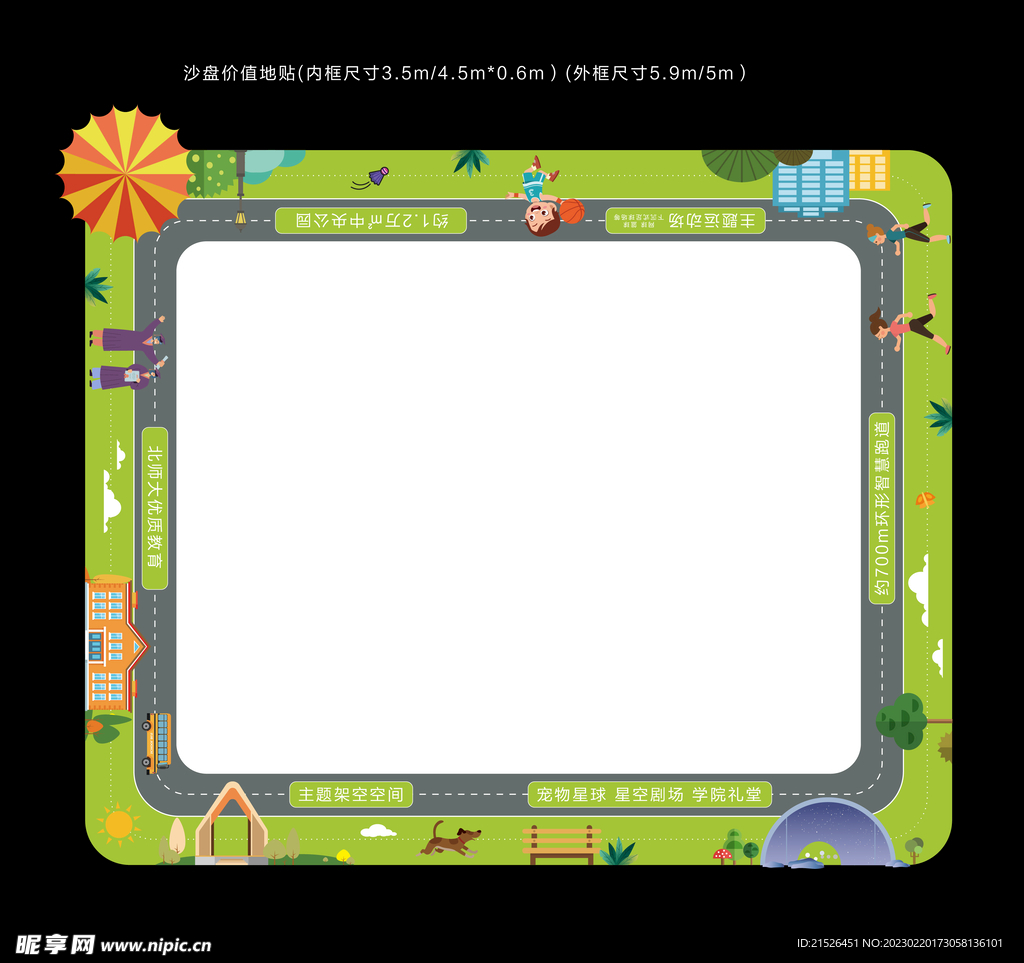 地产价值点地贴