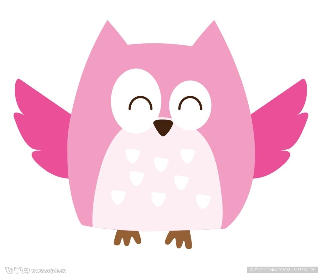 卡通猫头鹰