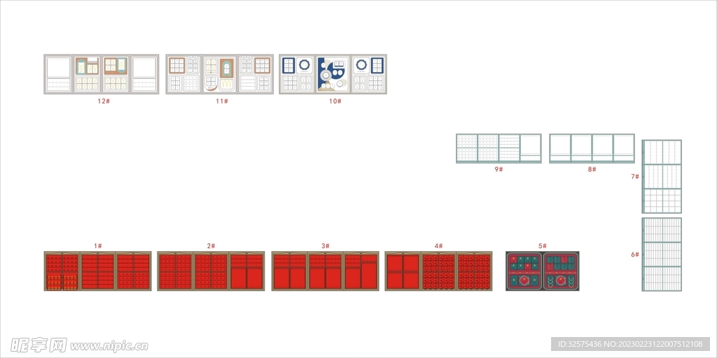 珠宝道具陈列设计图