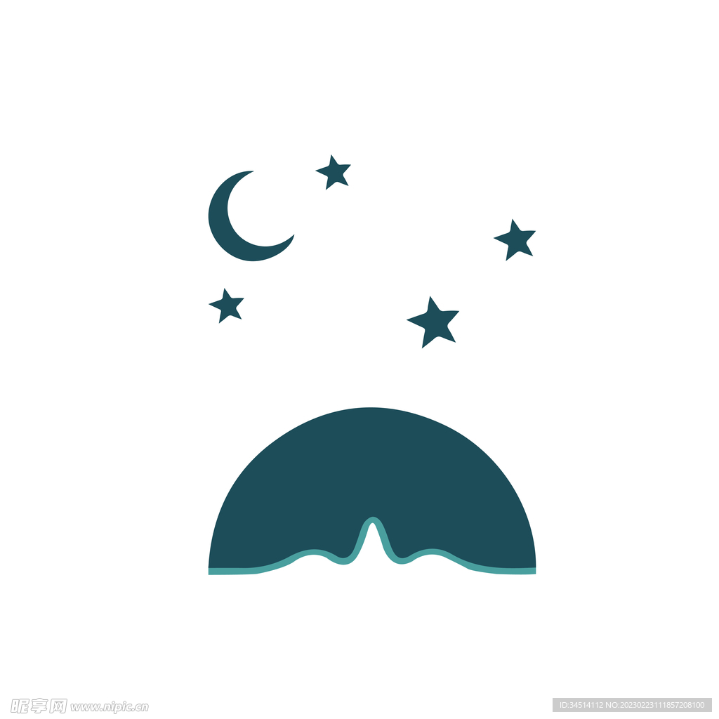 星海月桥传统中国风图案