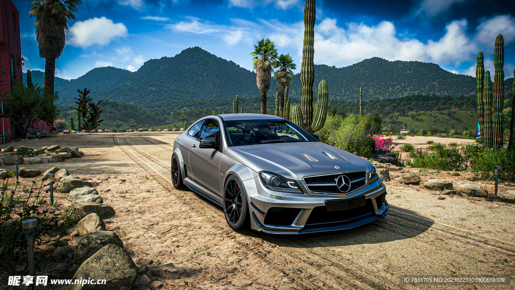 超高清汽车游戏画面风景壁纸