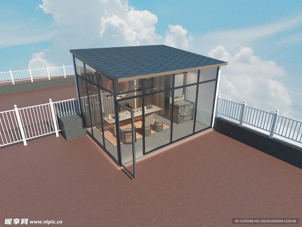 露台茶室 阳光房