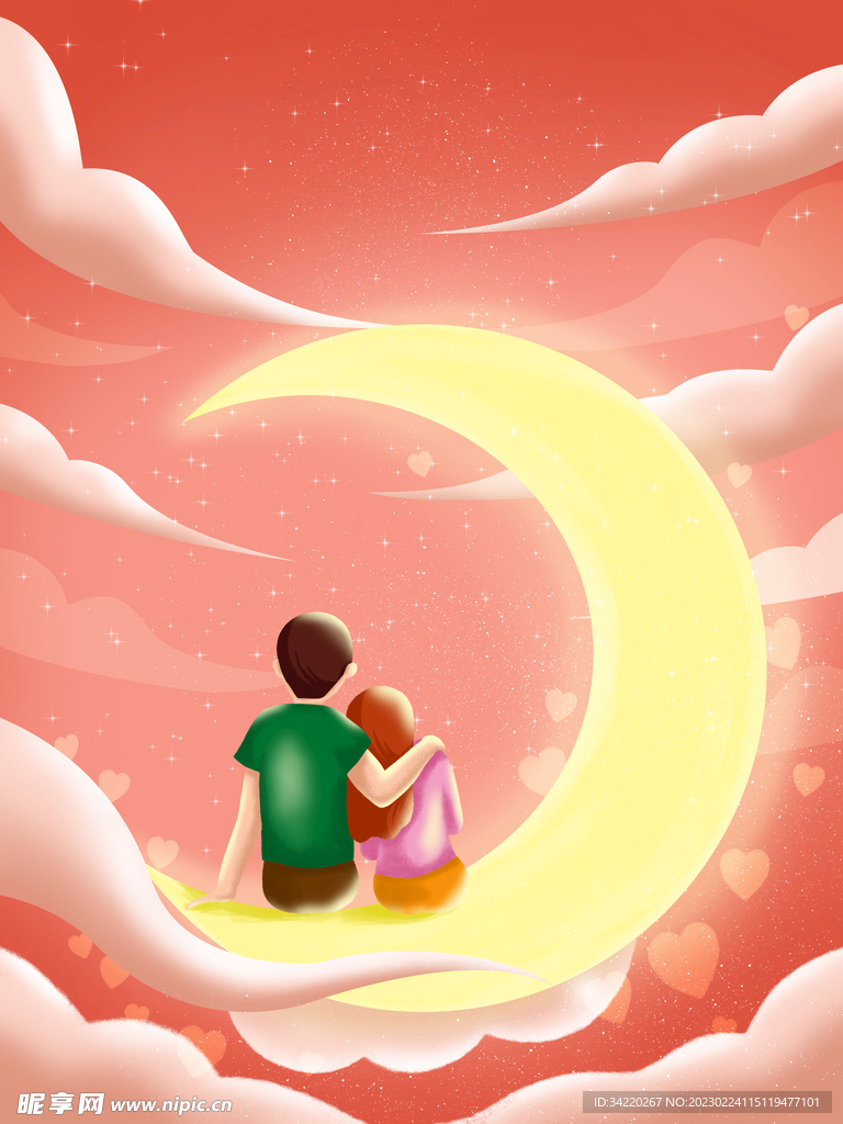 浪漫情人温馨差背景