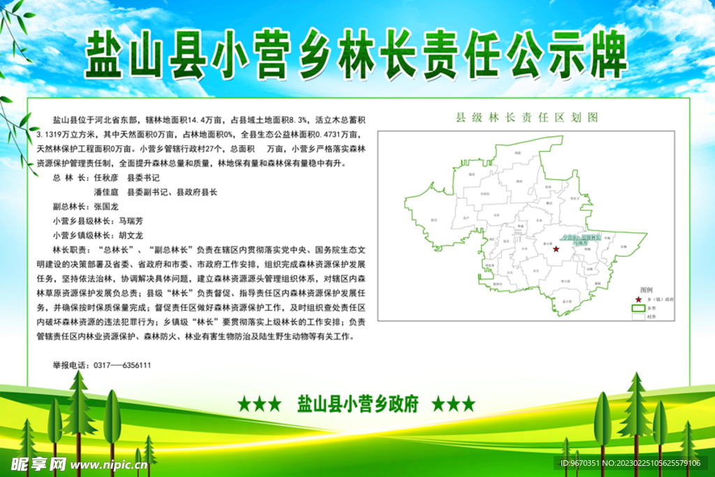 林长责任公示牌