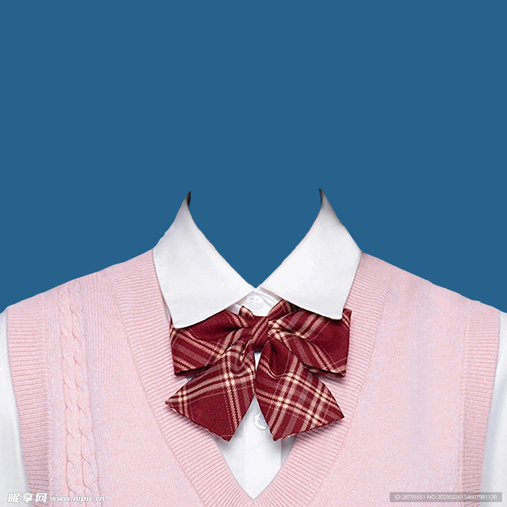 证件照 模板 工装 图片