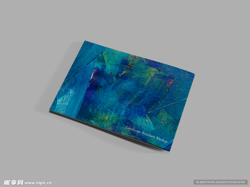 横向A4手册样机模板