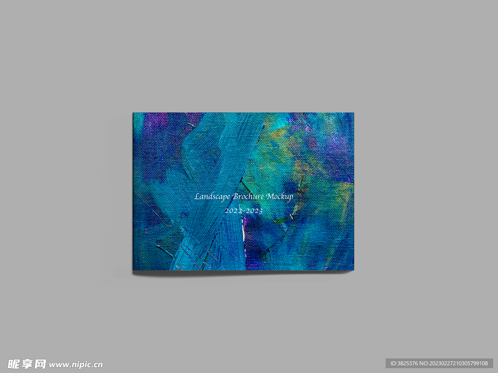 横向A4手册样机模板