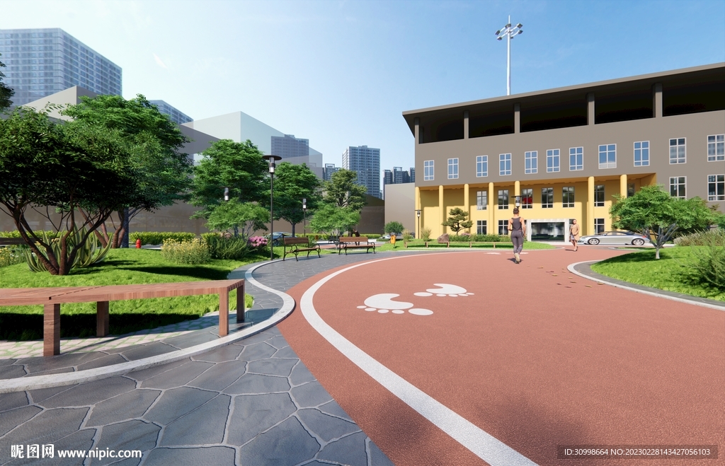 厂区园林效果图