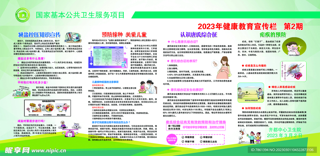 健康教育宣传栏