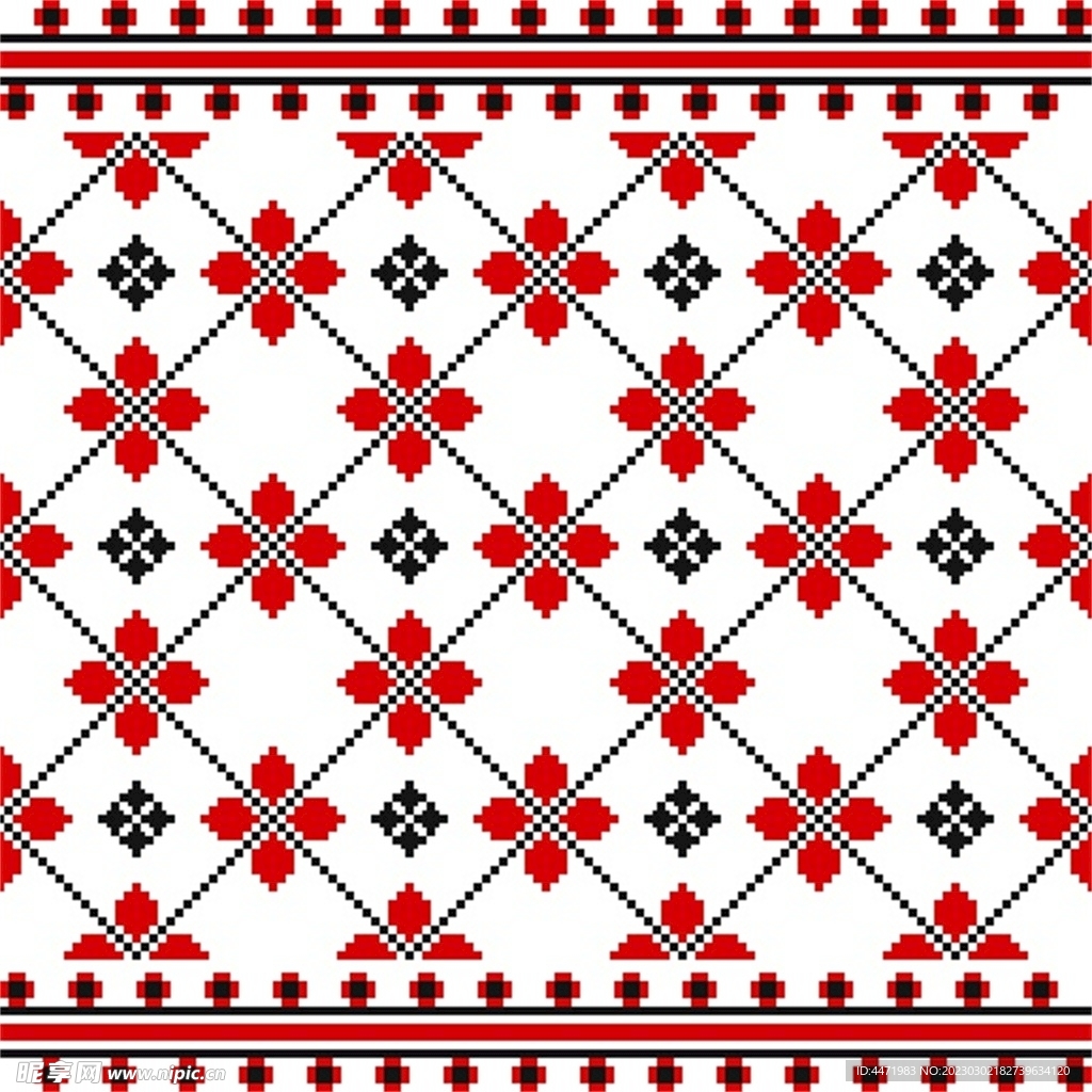 民族风花纹