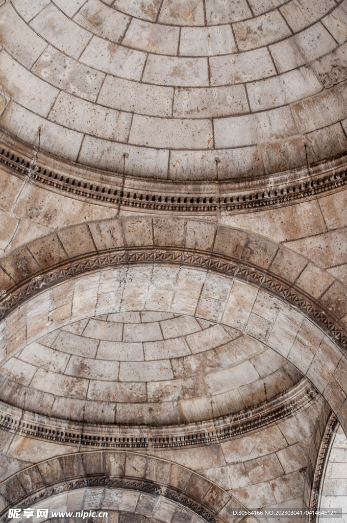 复古欧式拱门建筑