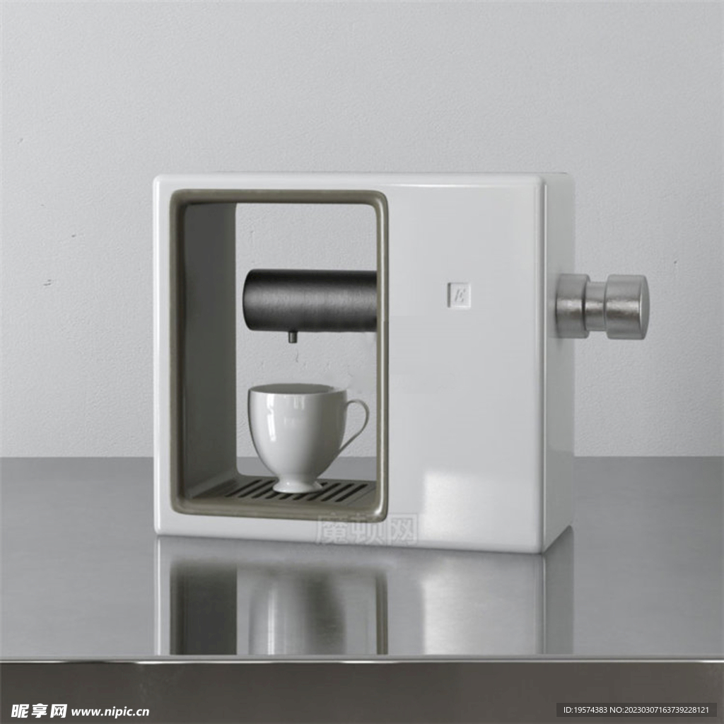 C4D模型咖啡机