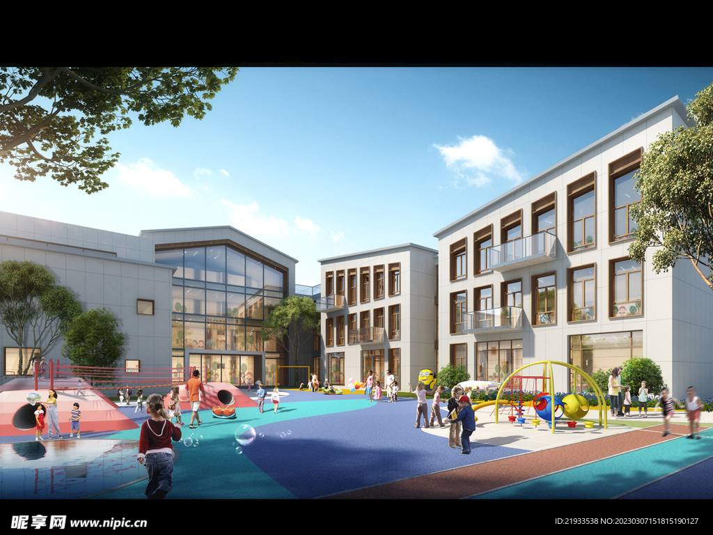 小学幼儿园建筑外观设计案例