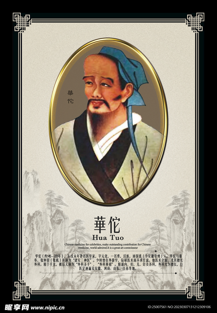 中医挂画 中医展板 中医海报