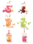 手绘奶茶饮品插画合集