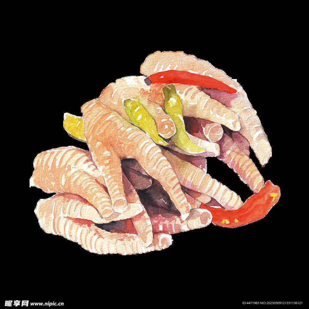 手绘泡椒凤爪
