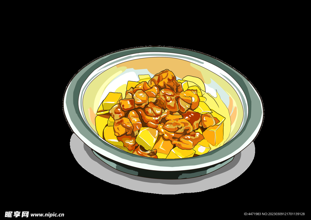 手绘菠萝咕噜肉