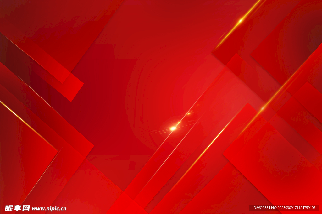 红色背景
