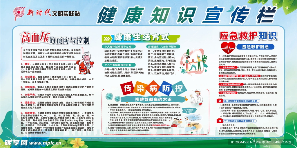 健康知识宣传栏