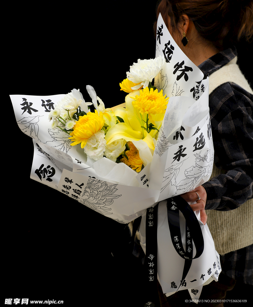 清明节 鲜花 花朵 拍摄 摄影