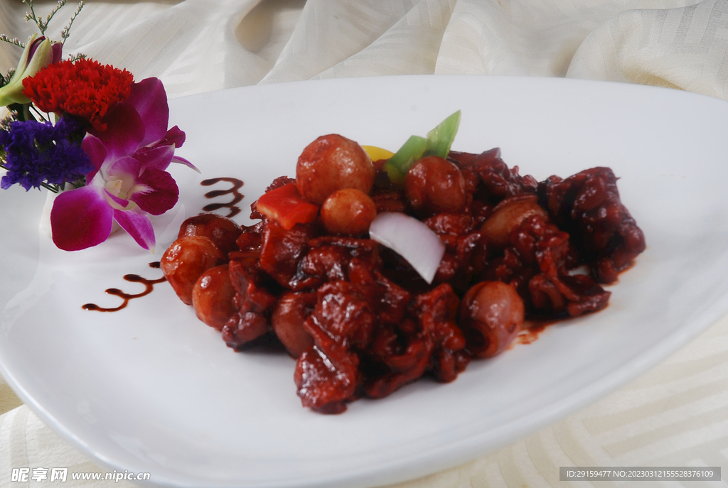 豉汁干葱爆鸡球