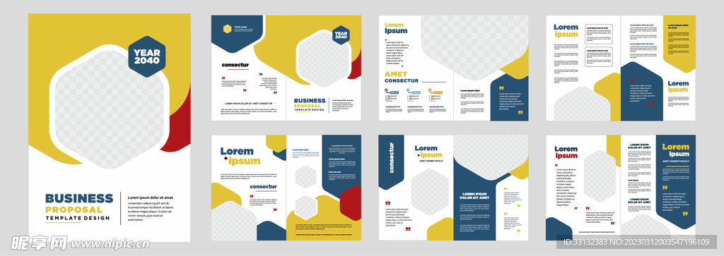 画册 单页 封面模板 