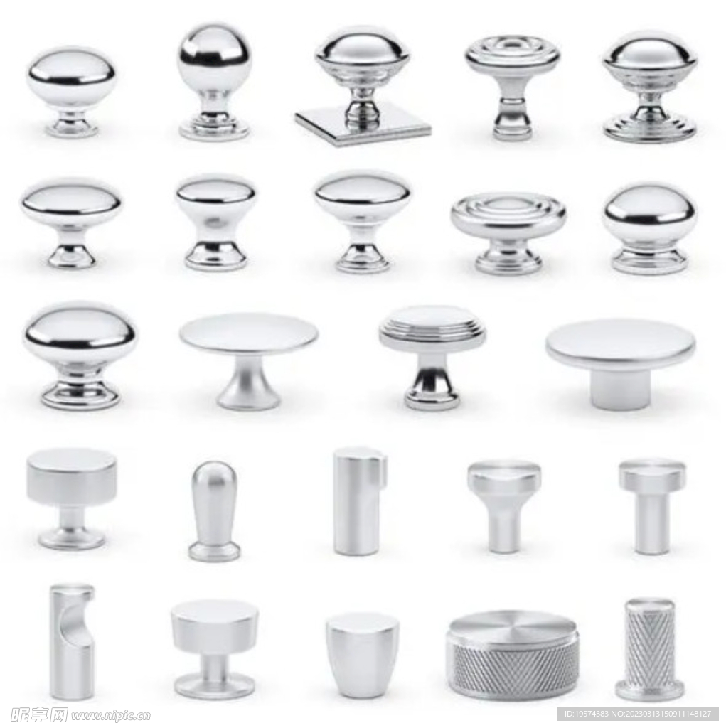 C4D模型抽屉扶手