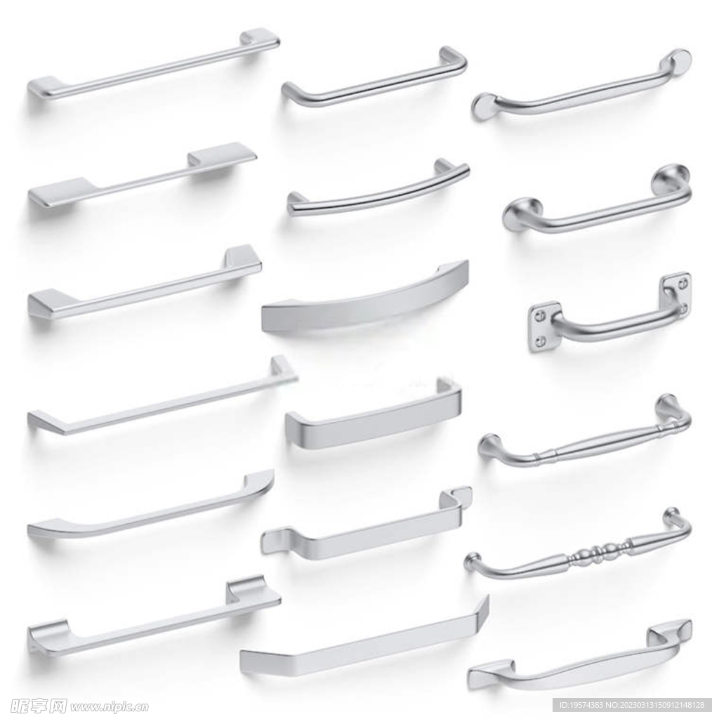 C4D模型 抽屉把手