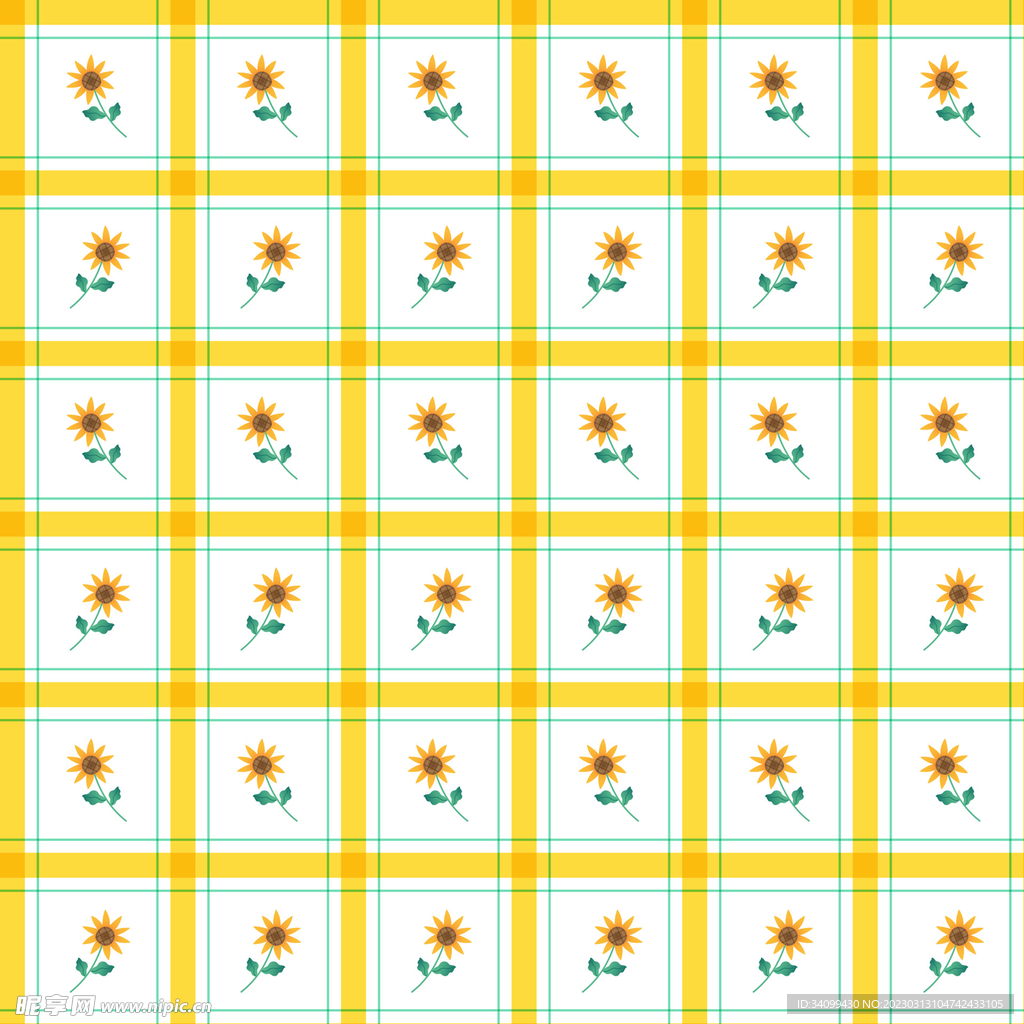 向日葵图案