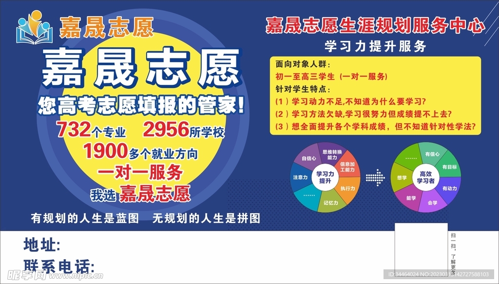 高考志愿管家海报