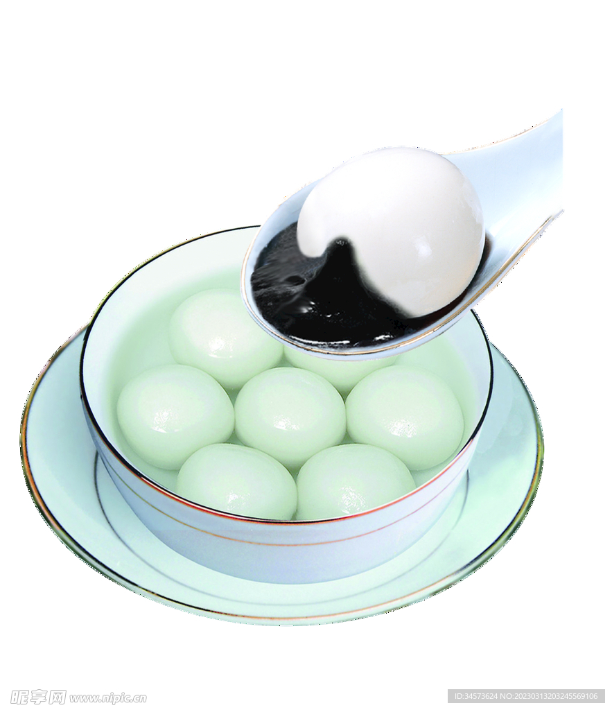 黑芝麻汤圆