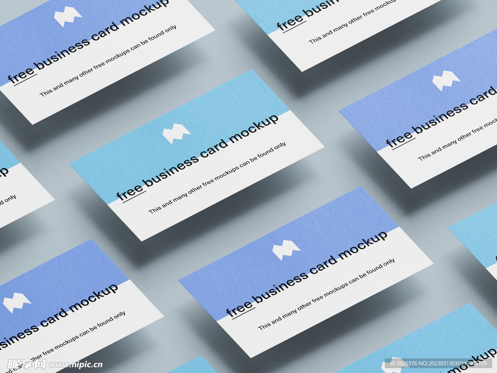 名片卡片样机模板