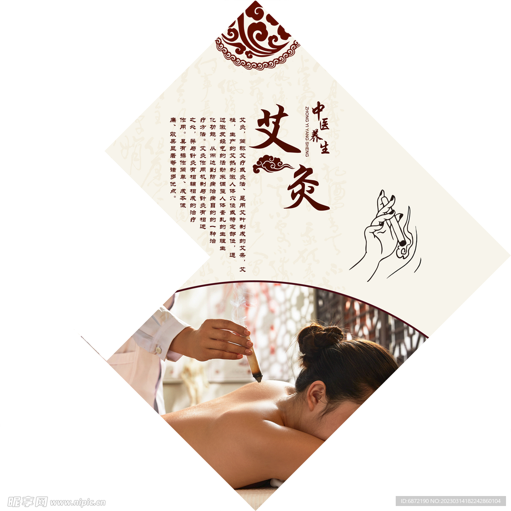 艾灸  中医养生  文化墙  