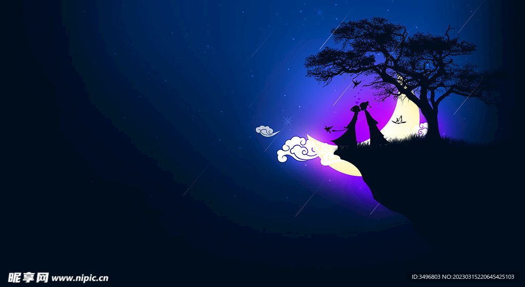 浪漫桌面壁纸 七夕 情人节 