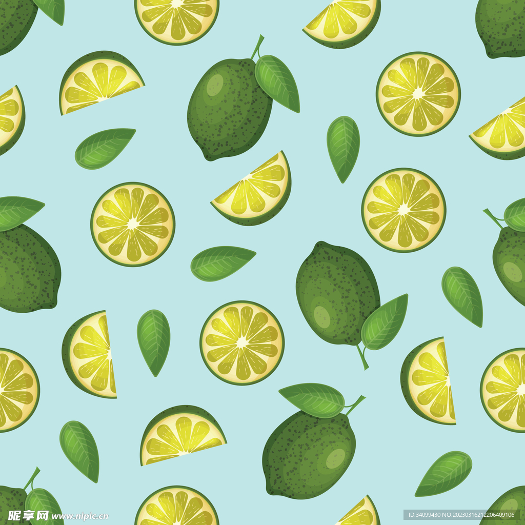 青柠图案