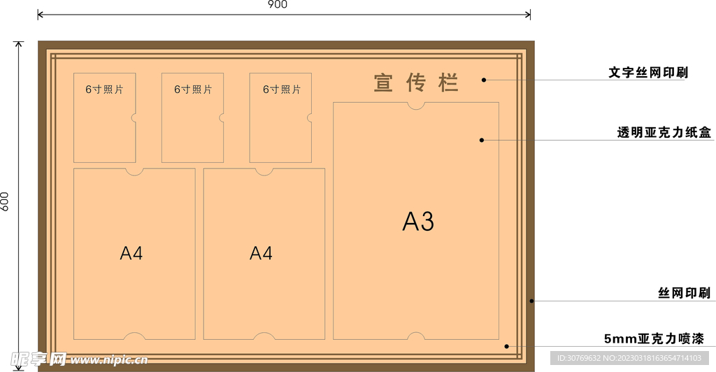 宣传栏标识导视矢量文件源文件
