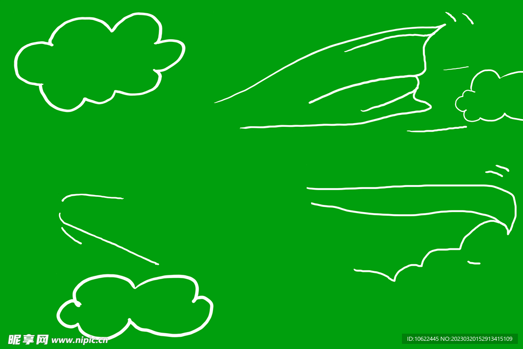 手绘孩子背景天空素材