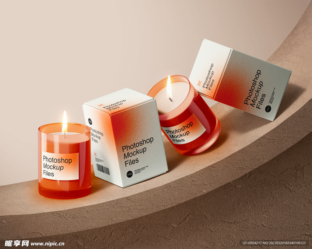 样机 提案 标志 VI 蜡烛 