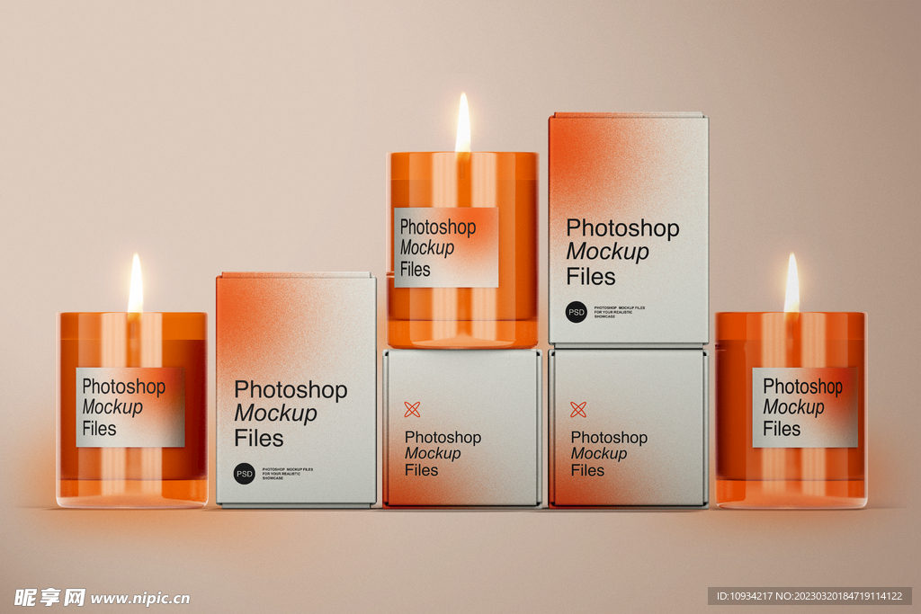 样机 提案 标志 VI 蜡烛