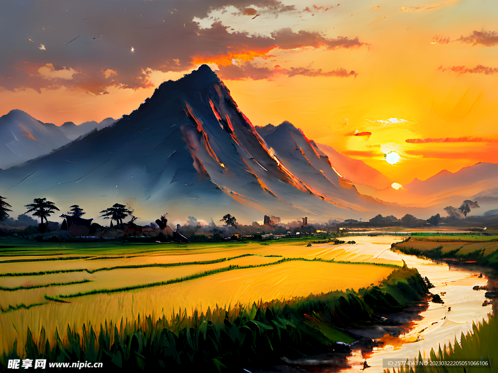 风景油画