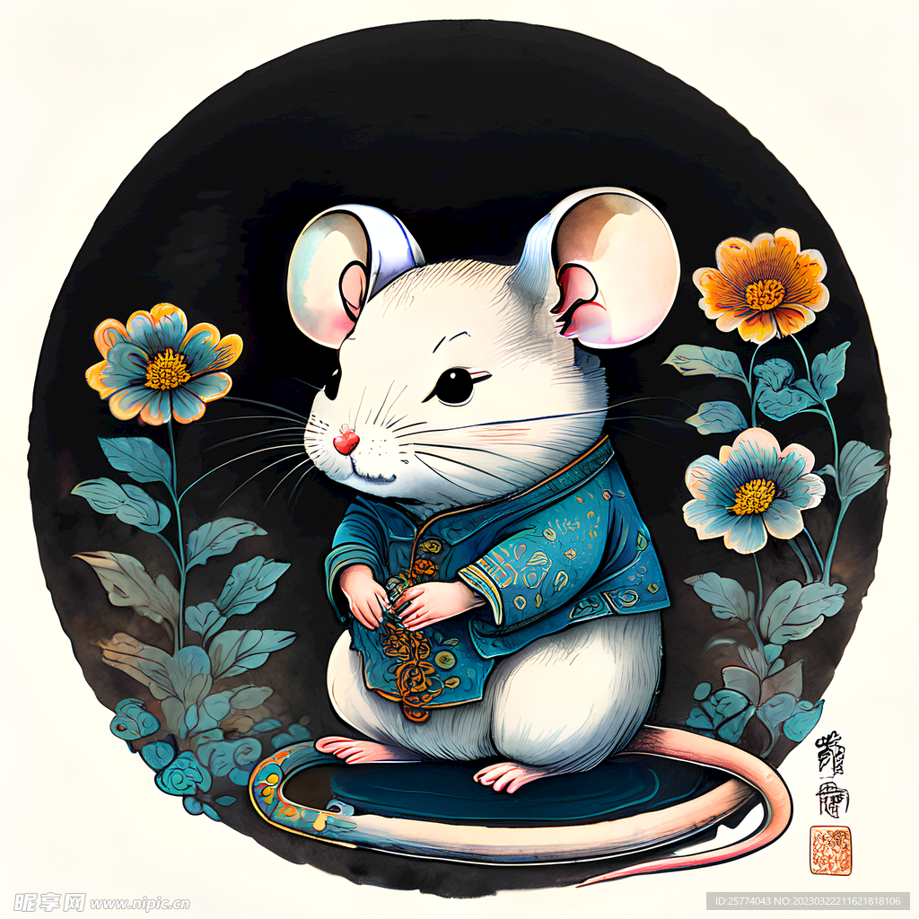 插画老鼠