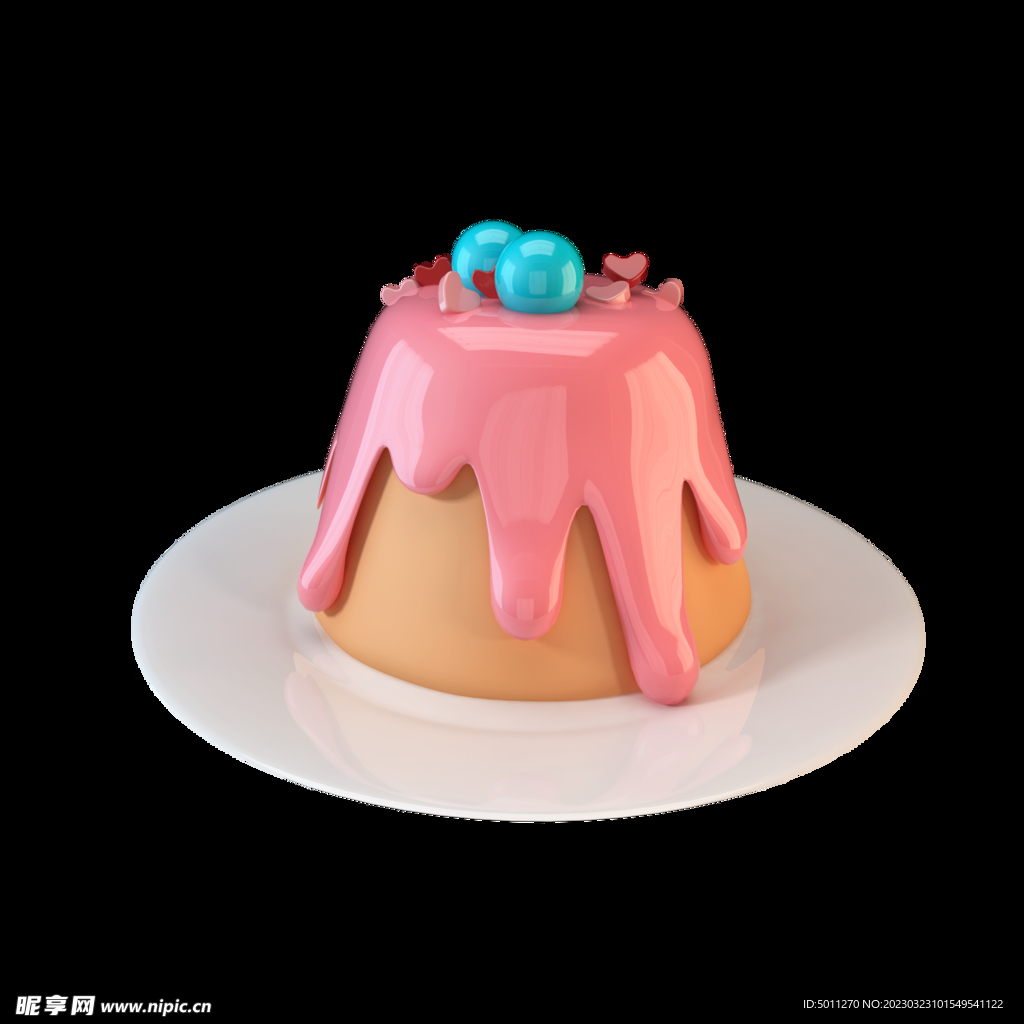  蛋糕 布丁甜点png