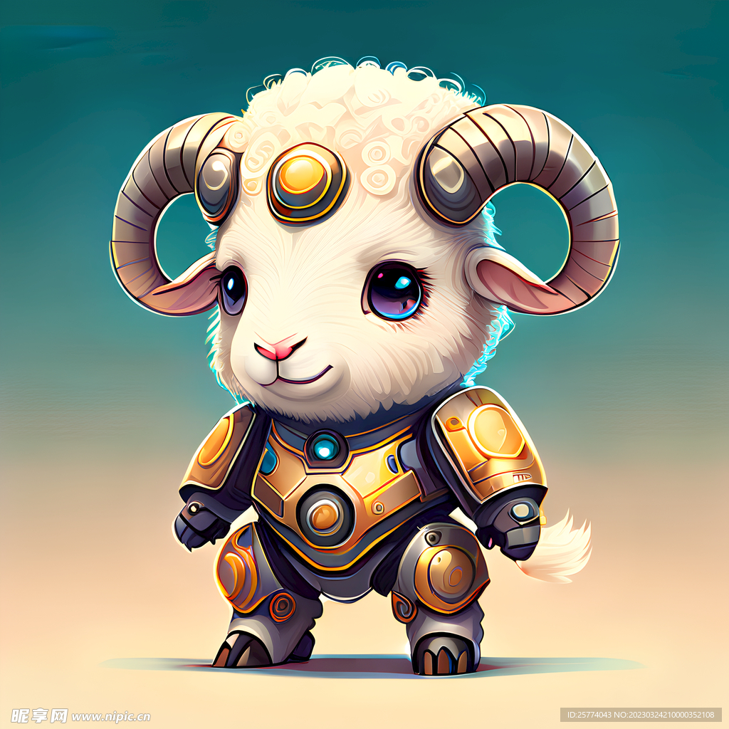 十二生肖卡通插画