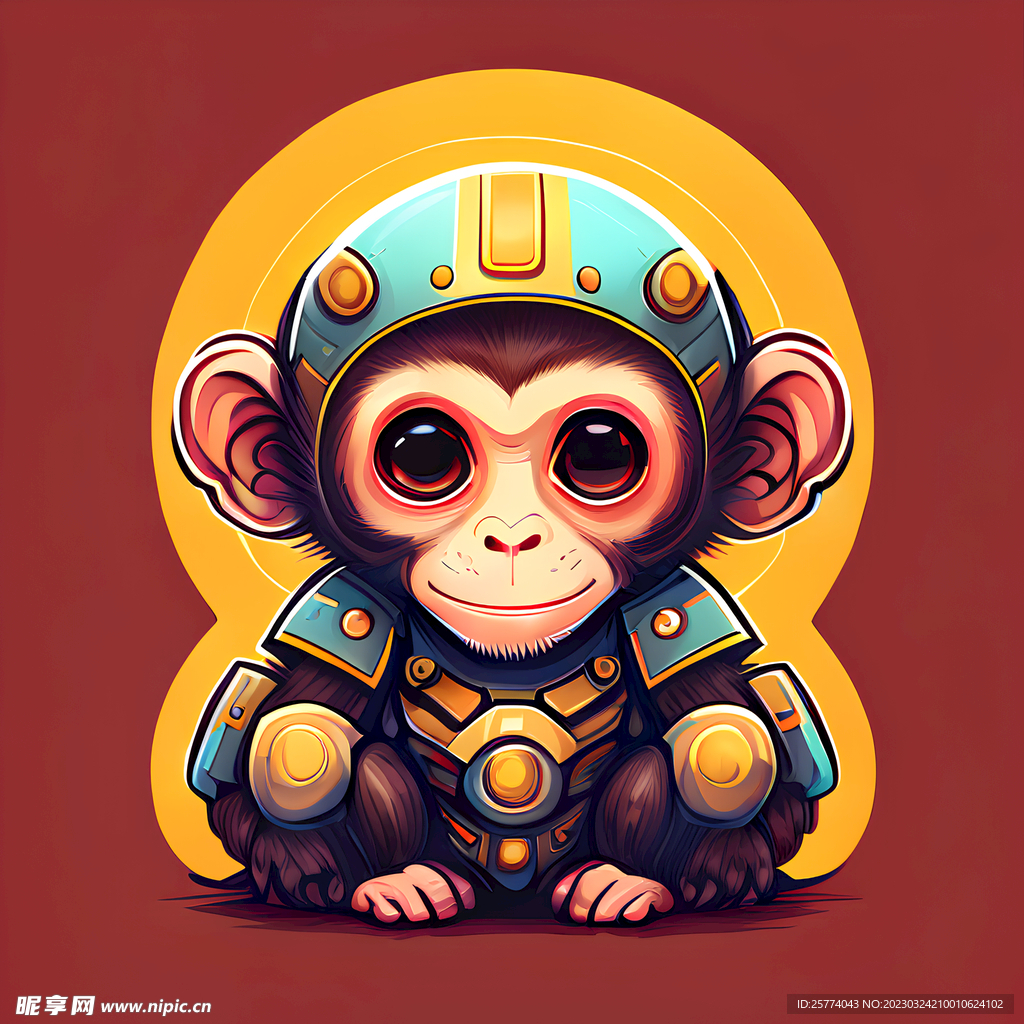 十二生肖卡通插画